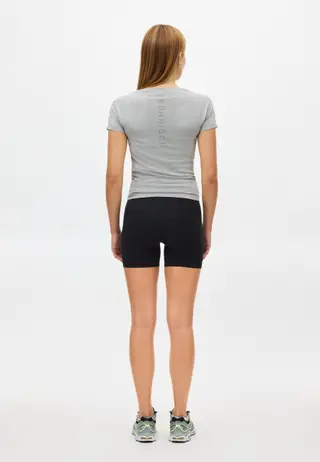 Seamless Flex Tee, Grey Melange