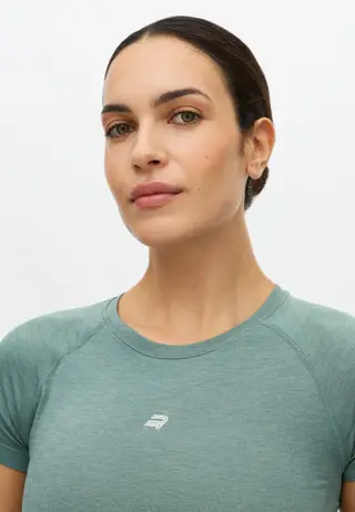 Seamless Flex Tee, Stormy Sea