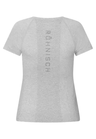Seamless Flex Tee, Grey Melange