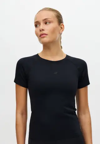 Seamless Flex Tee, Black