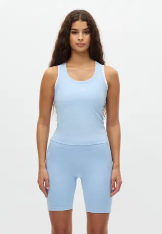 Seamless Flex Tank, Chambray Blue