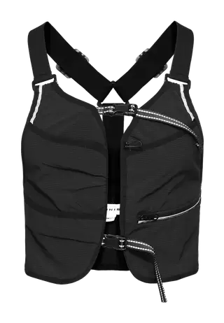 Glowy Running Vest, Black