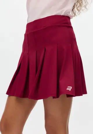 Nicky Pleated Skort, Beet Red