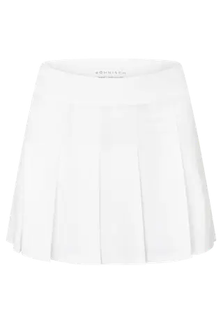 Nicky Pleated Skort, White