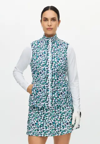 Packable Ultralight Vest, Leo Blue/Green