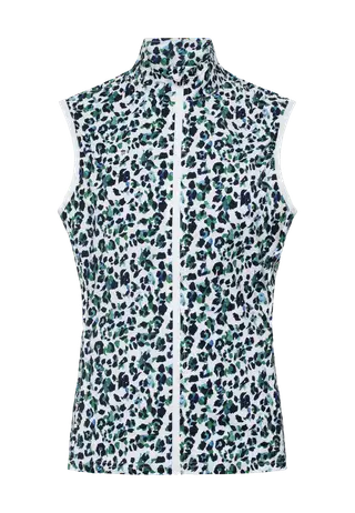 Packable Ultralight Vest, Leo Blue/Green