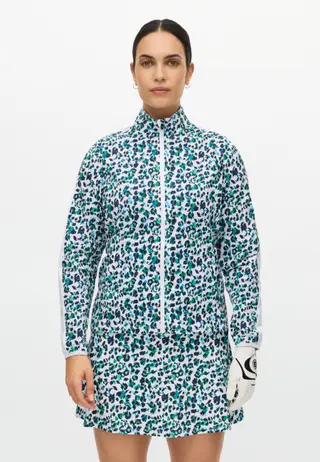 Packable Ultralight Jacket, Leo Blue/Green