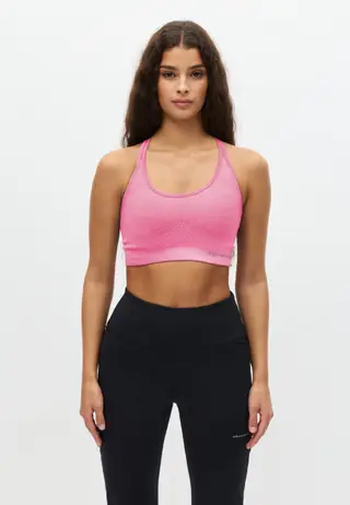 Seamless Flex Sportsbra, Carmine Rose