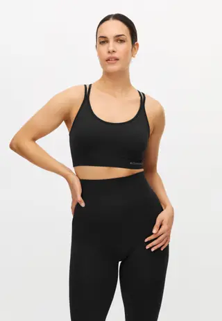 Seamless Flex Sportsbra, Black