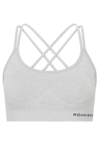 Seamless Flex Sportsbra, Grey Melange