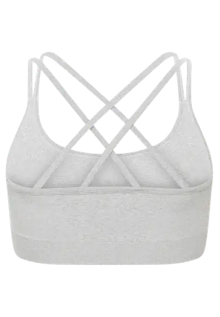 Seamless Flex Sportsbra, Grey Melange
