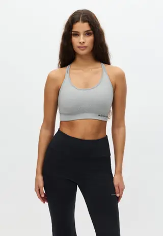 Seamless Flex Sportsbra, Grey Melange