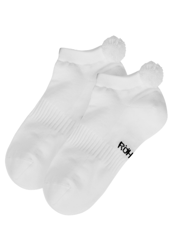 2-pack Functional Pompom Socks, White