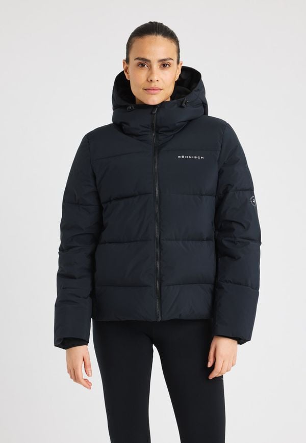 Short Puffer Jacket, Black
