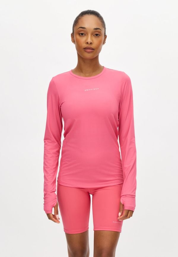 Jacquard Long Sleeve Top, Fruit Dove