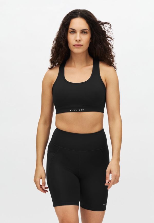 Flattering Mesh Sportsbra, Black