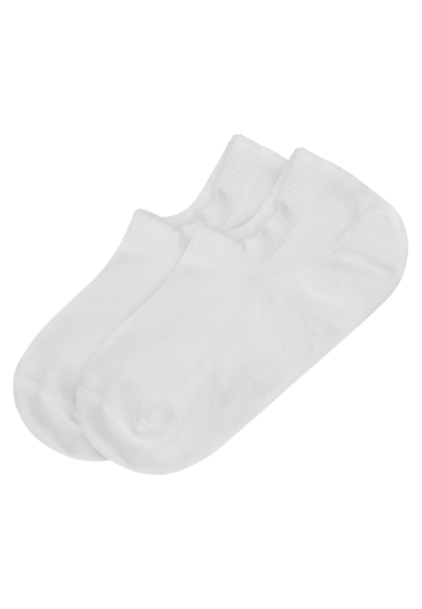 2-pack Functional No-Show Socks, White