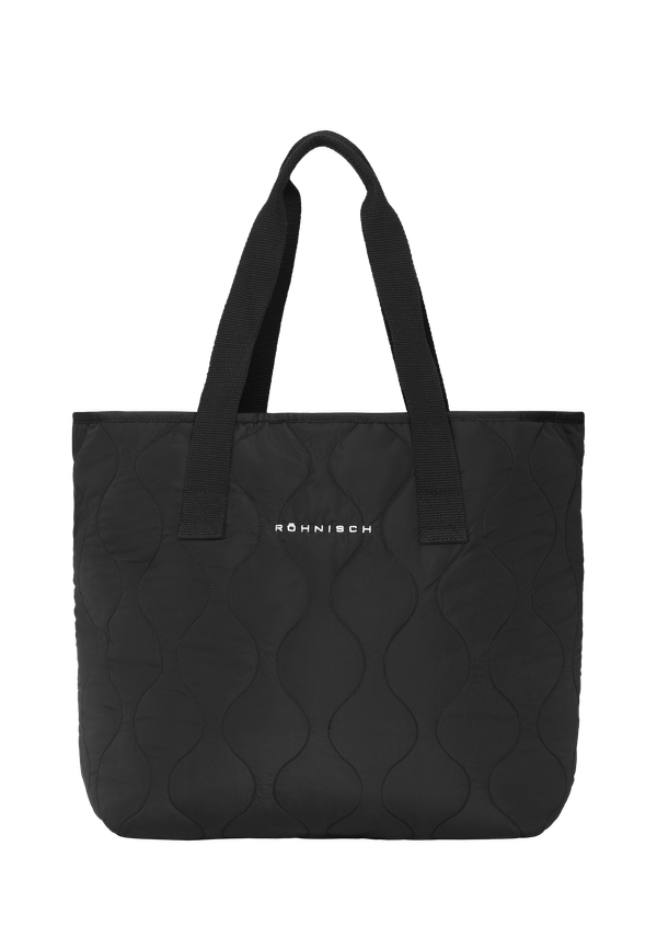 Quilted Everyday Tote, Black