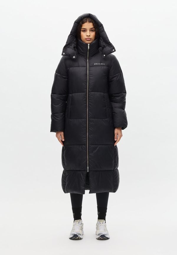 City Padded Coat, Black