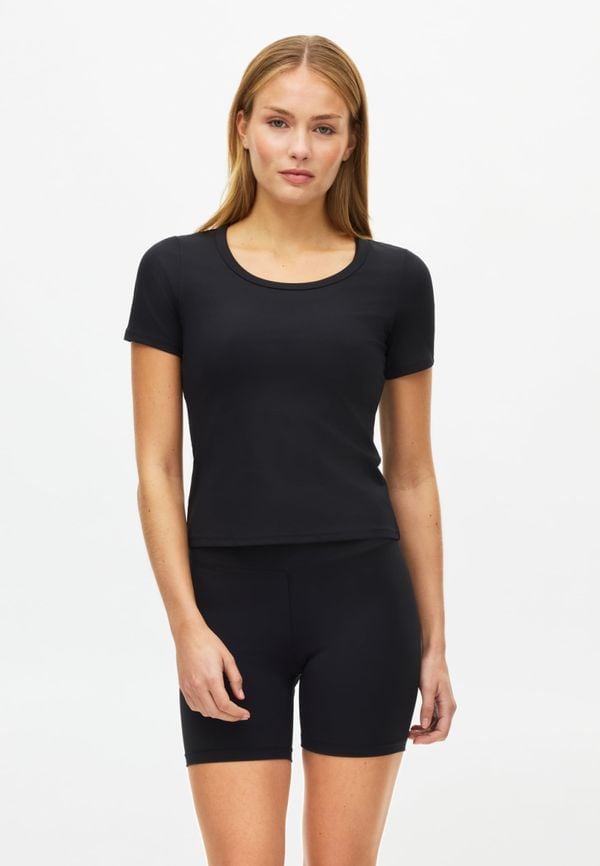 Rib Drymotion Tee, Black