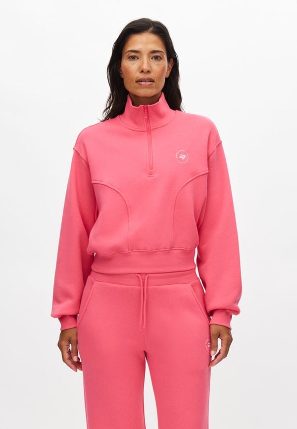 Base Sweat Half Zip, Fruit Dove