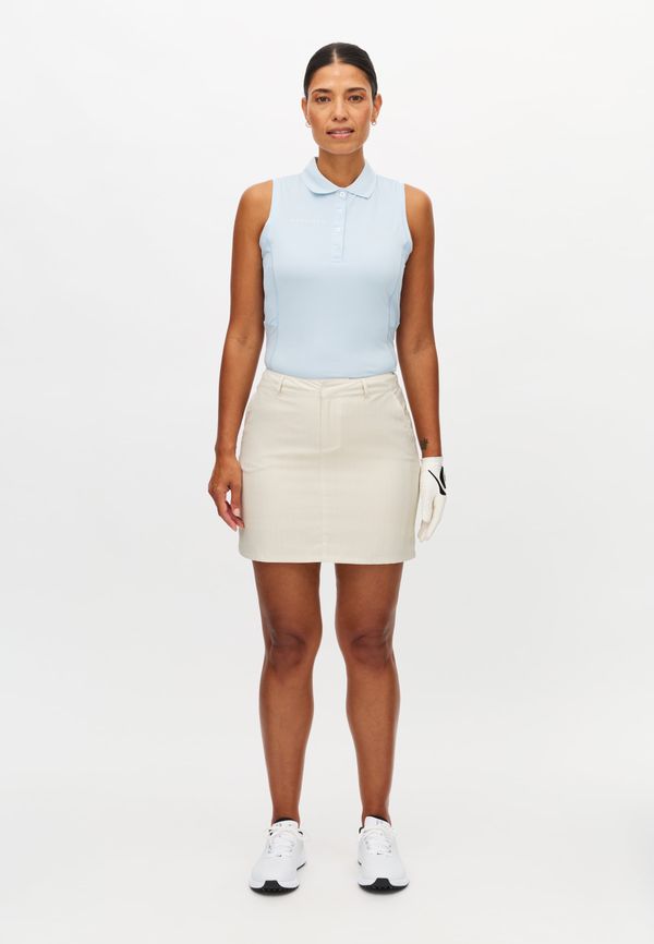 Ultimate Performance Skort, Oat Pinstripe