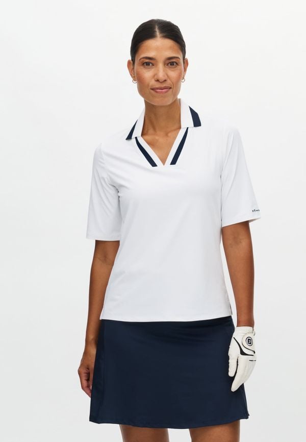 Essential Poloshirt, White/Navy