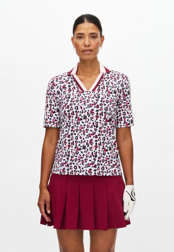 Essential Poloshirt, Leo Pink/Beet