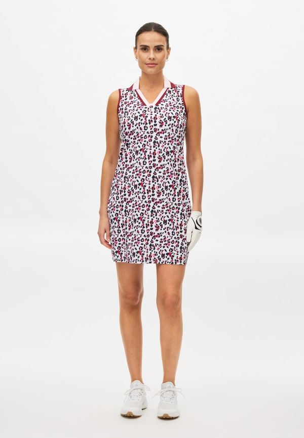 Essential Sleeveless Dress, Leo Pink/Beet