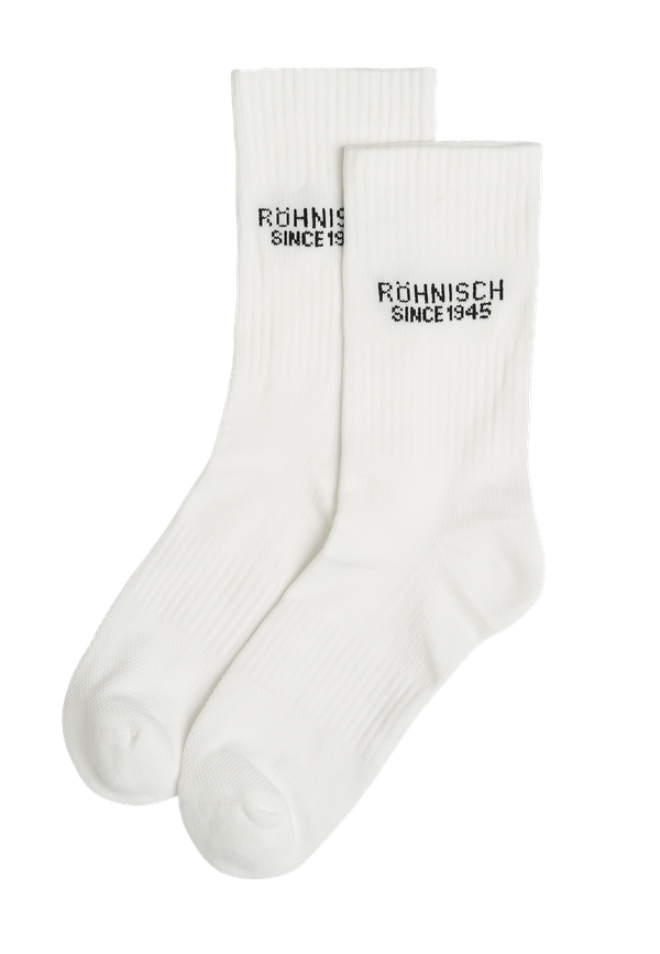 2-pack Logo Socks, White