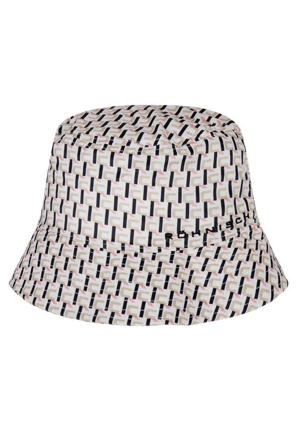 Bucket Hat, Logo Beige
