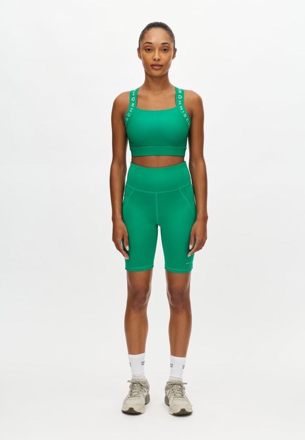Flattering High Waist Bike Tights, Jolly Green