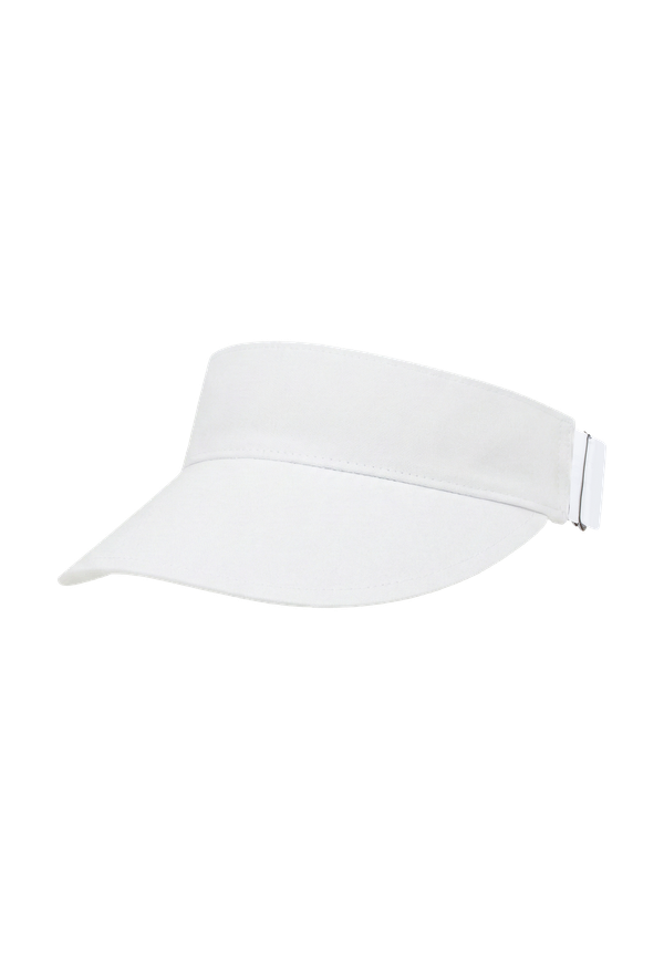 Logo Sun Visor, White
