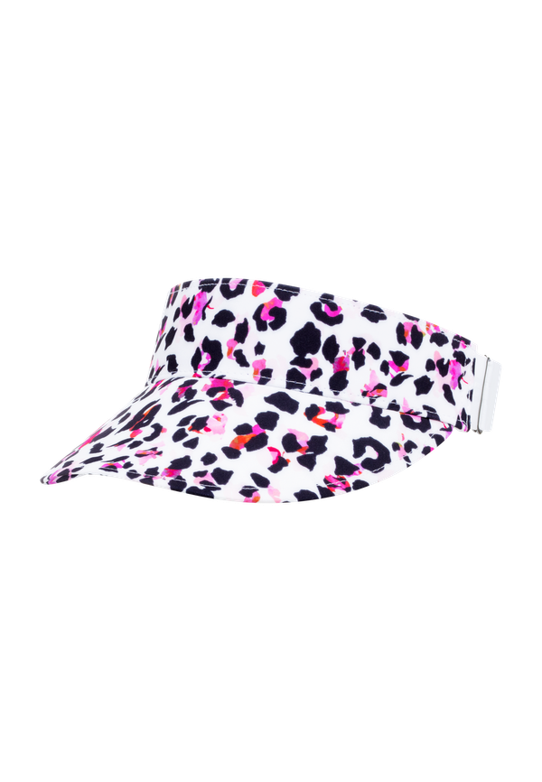 Logo Sun Visor, Leo Pink/ Beet