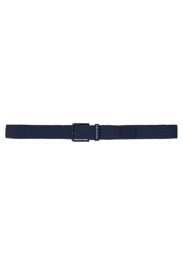 Braided Stretch Belt, Navy