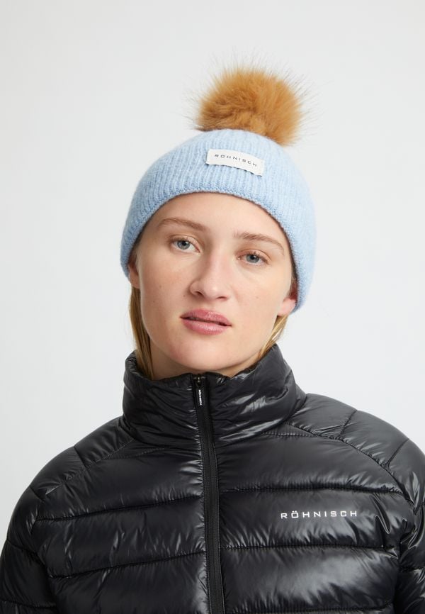 Pom Rib Beanie, Skyway