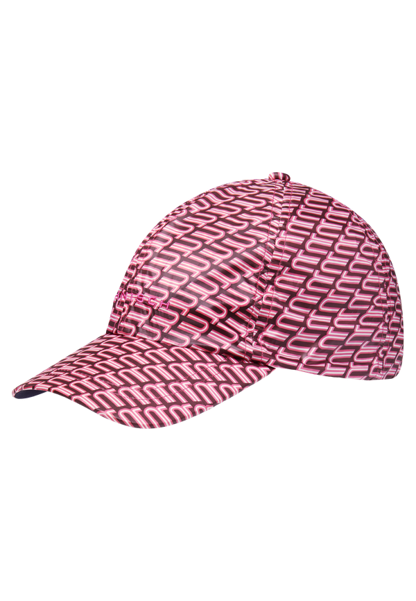 Seion Soft Cap, Carmine Rose Retro R Mono