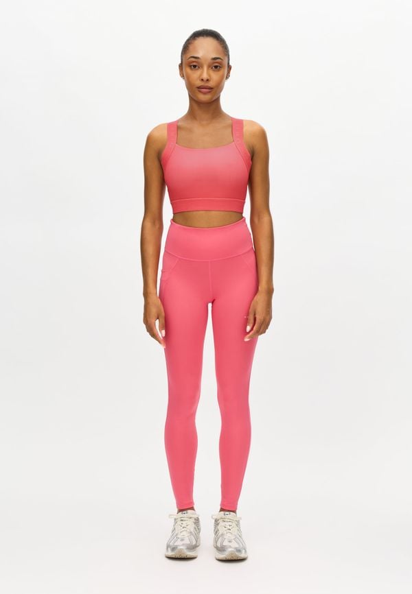Flattering High Waist Tights, Fruit Dove