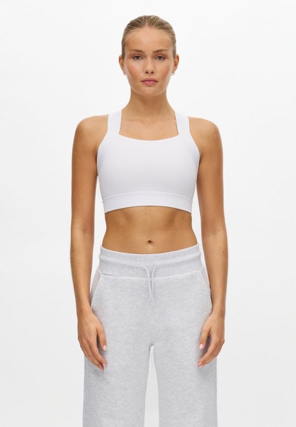 Kay Sports Bra, White
