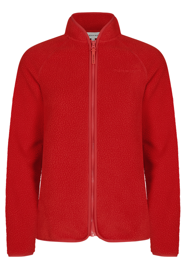Ayra Pile Jacket, Fiery Red