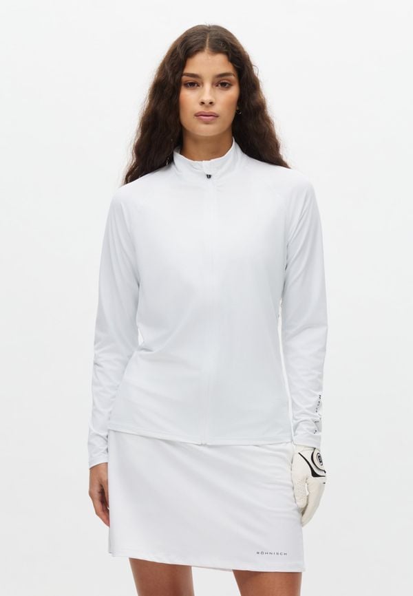 【極美品】BRIEFING ホワイト モックネック レディース　M Nicky Full Zip top - jacquard midlayer women - Röhnisch | Röhnisch