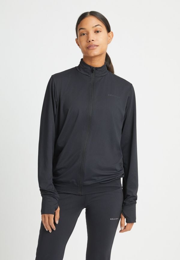 Jacquard Full Zip, Black