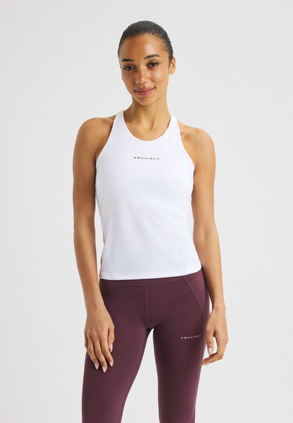 Jacquard Tank, White
