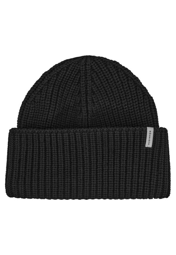 Knitted Beanie, Black