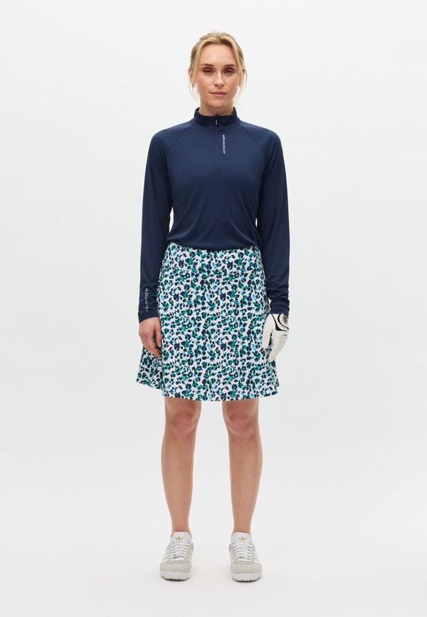 Luna Long Skort, Leo Blue/Green