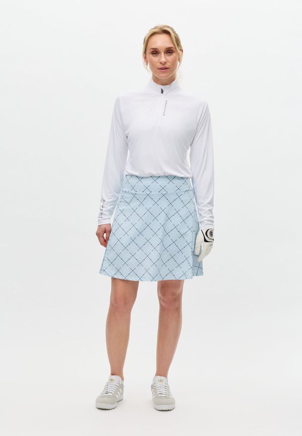Luna Long Skort, Micro R Check Skyway