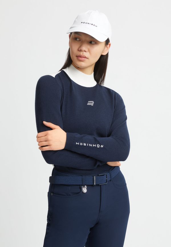 Ana Knitted Top, Navy
