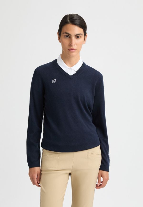 Adela Knitted Sweater, Navy