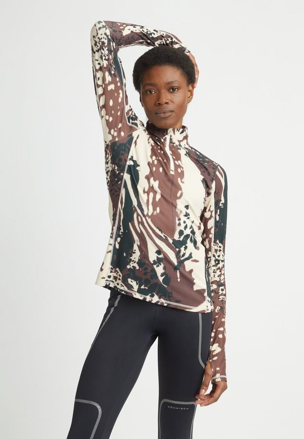 Warming Tech Half Zip, Beetle Print