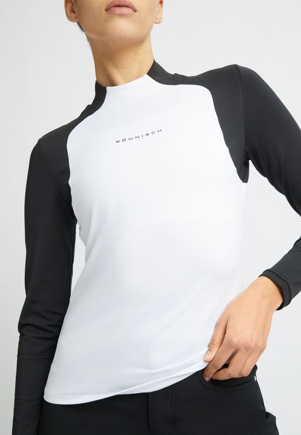 Ellie Brushed Long Sleeve Top, White